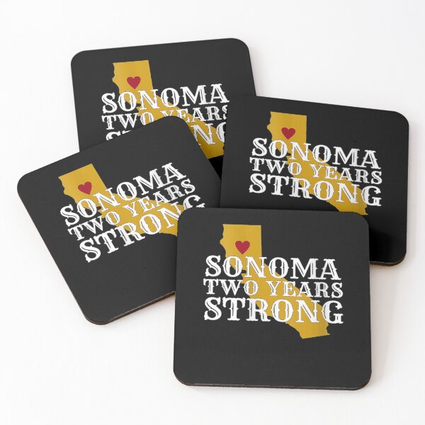 Item preview, Womens Sonoma County Strong Two Years Anniversary Fire  designed and sold by RosaMapes.