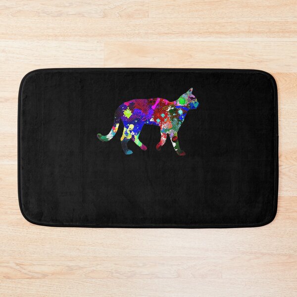 Item preview, Crazy Cat Lady Kitty Art with Paint Splatters designed and sold by RosaMapes.