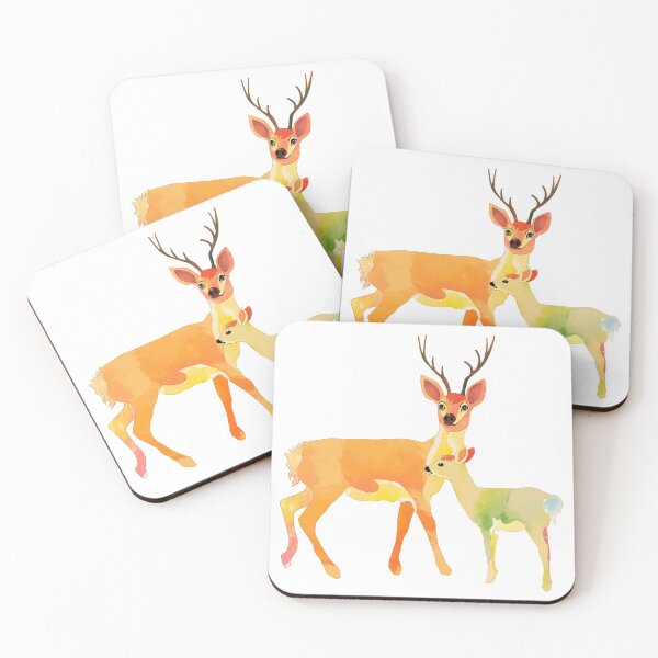 Item preview, Deer with cub designed and sold by supriyo-art.