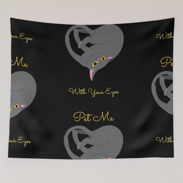 Item preview, Cat- Pet me with Your eyes! designed and sold by Got-Ya-Bak.