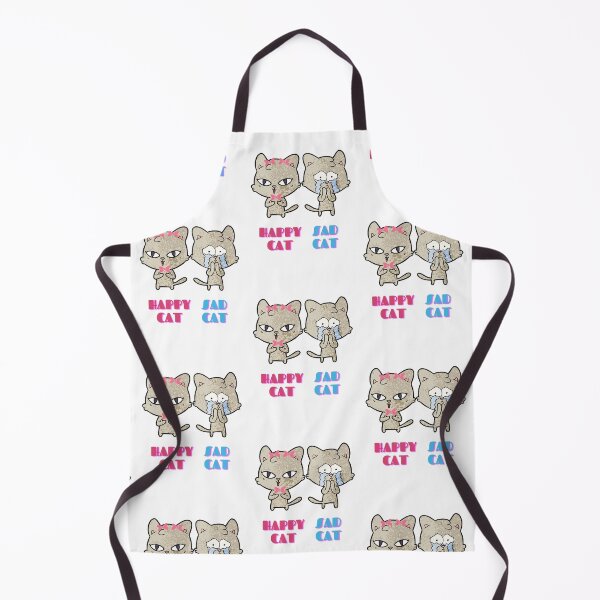 Item preview, HAPPY CAT SAD CAT FRIENDS designed and sold by RandomlyMee.