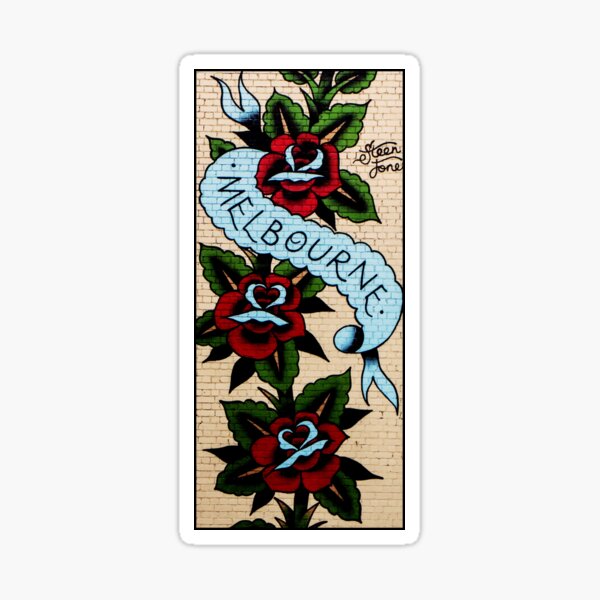 Melbourne Heart Sticker