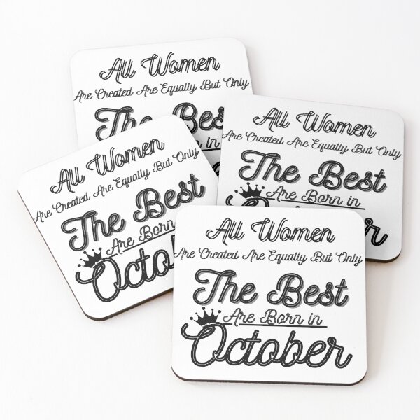 Item preview, All Women Are Created Equal But Only The Best Are Born In October, October Birthday 2020 designed and sold by InkmanTFactory.