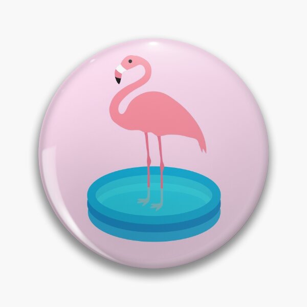 Item preview, Flamingo In the Pool pastel pink designed and sold by Digitaldingo.