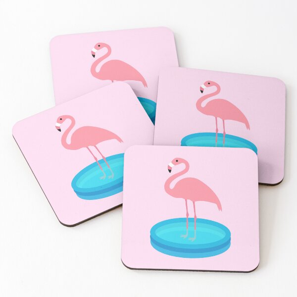Item preview, Flamingo In the Pool pastel pink designed and sold by Digitaldingo.