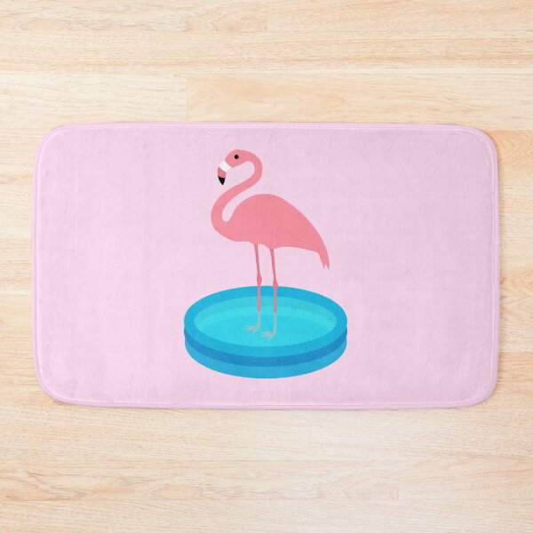 Item preview, Flamingo In the Pool pastel pink designed and sold by Digitaldingo.