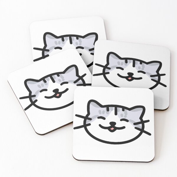 Item preview, Happy Kitty - Grey designed and sold by cowbpy-art.
