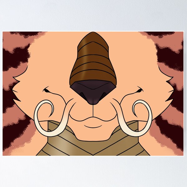 Item preview, Peach Whisker Noodle Face designed and sold by KeishaMaKainn.