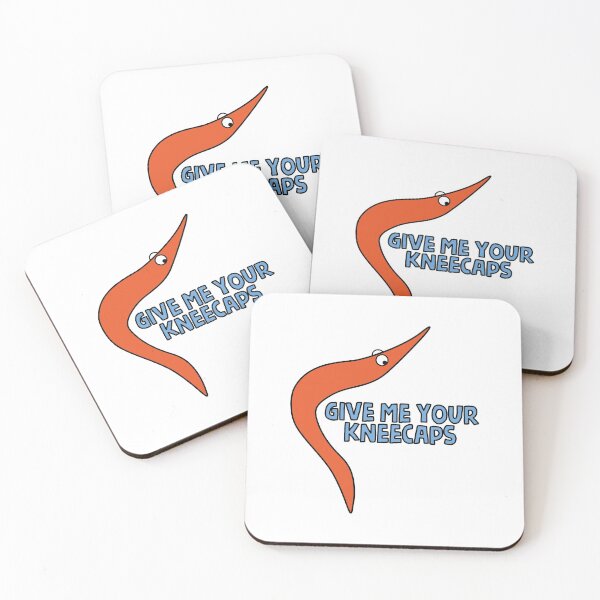 Item preview, worm on a string kneecaps designed and sold by studiooriginals.