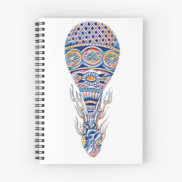 Item preview, Hot air balloon heart art designed and sold by polymathicbeast.