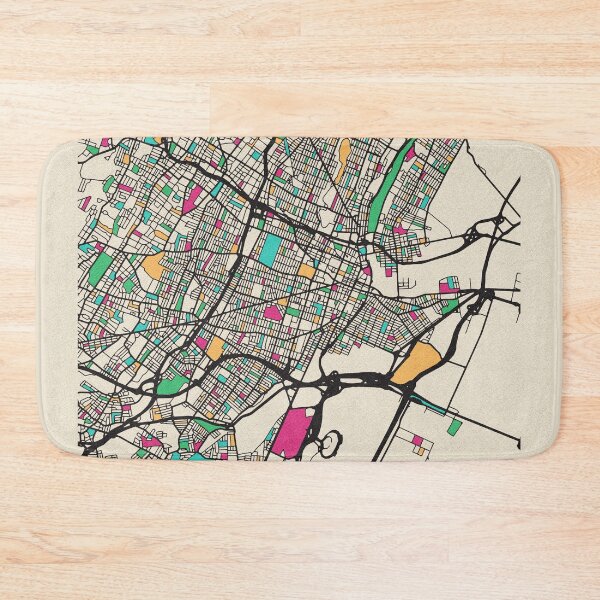 Item preview, Newark, New Jersey Street Map designed and sold by A Deniz Akerman.