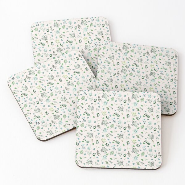 Item preview, Mask - Watercolor foliage green designed and sold by della95.