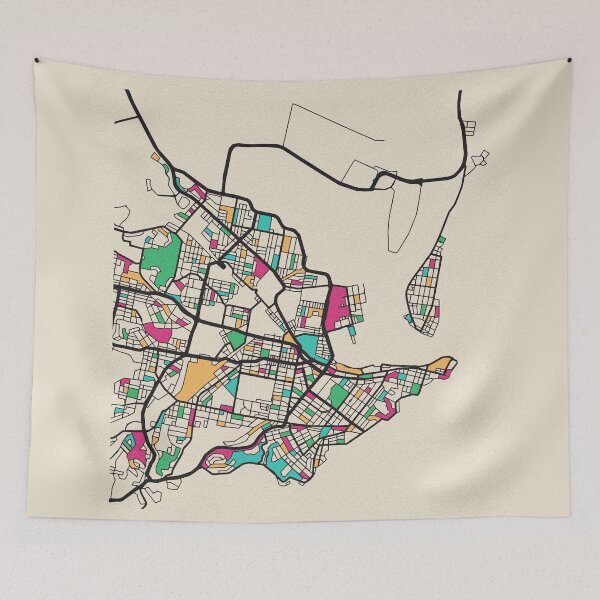 Item preview, Newcastle, Australia Street Map designed and sold by A Deniz Akerman.