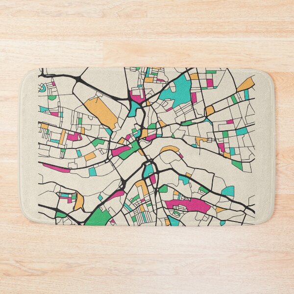 Item preview, Newcastle upon Tyne, England Street Map designed and sold by A Deniz Akerman.