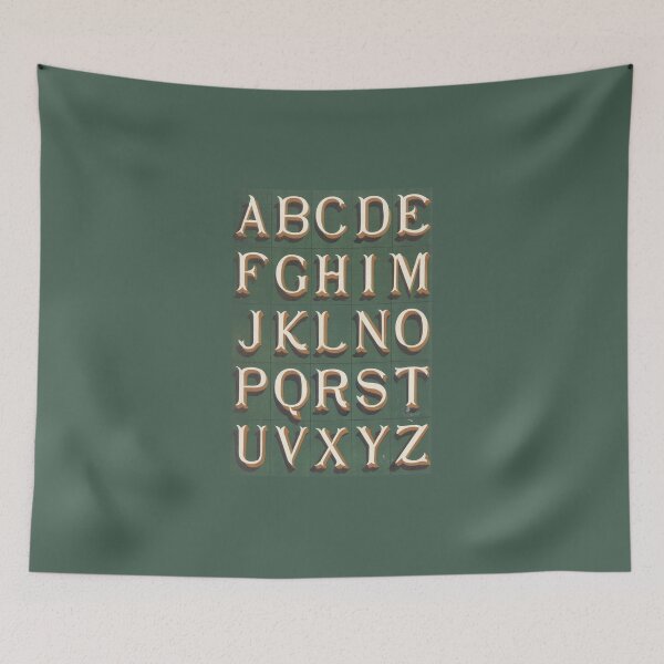 Item preview, Alphabets designed and sold by wednesdays57.