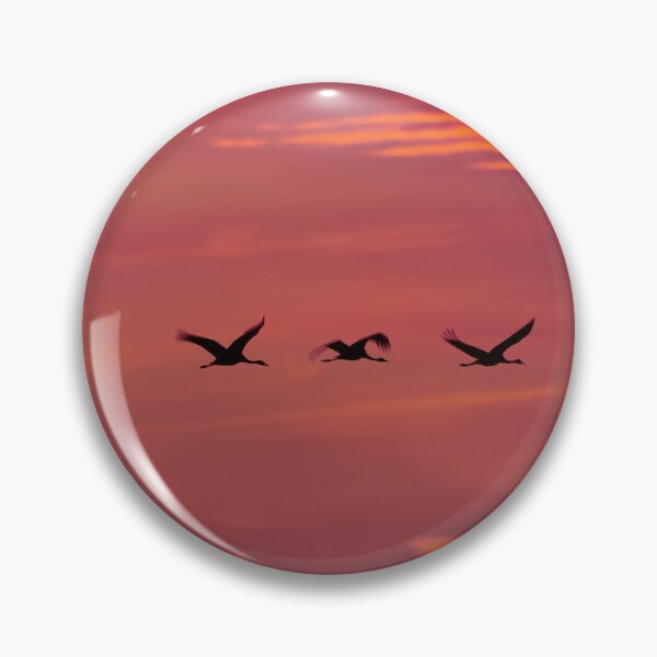 Item preview, All purple. Evening of the cranes designed and sold by Jouko Lehto Photography.