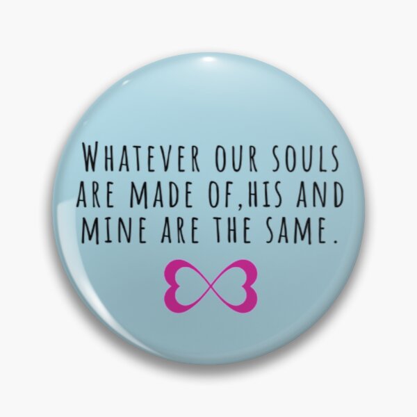 Item preview, Whatever our souls are made of | After Hessa Quote Light Blue Variant 2 designed and sold by BloompodDesigns.