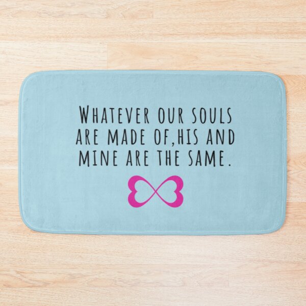 Item preview, Whatever our souls are made of | After Hessa Quote Light Blue Variant 2 designed and sold by BloompodDesigns.