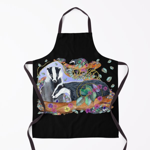 Item preview, Badger Love (On Black) designed and sold by nocturne-design.