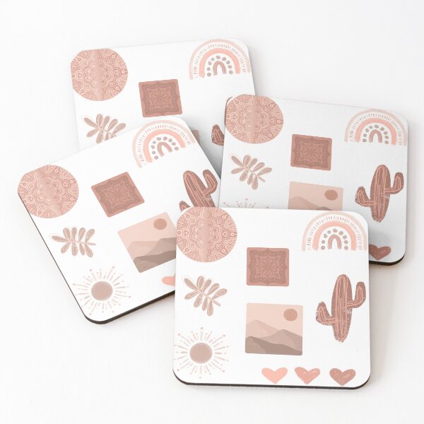 Item preview, Pink terracotta bohemian  designed and sold by Lou-Boo.