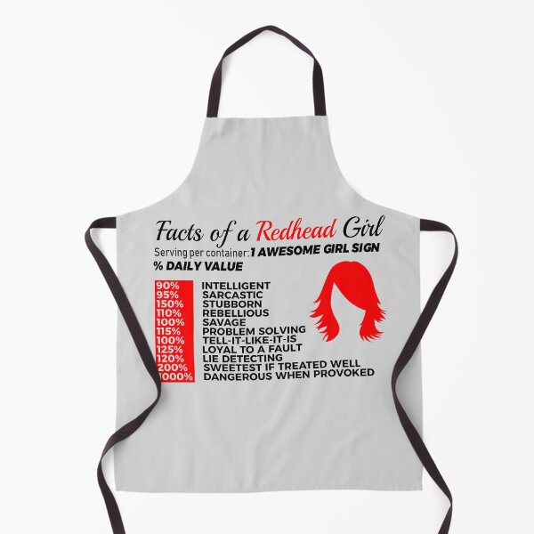 Item preview, Funny Redhead Girl Facts Red Hair Ginger Girl designed and sold by TopTeeShop.
