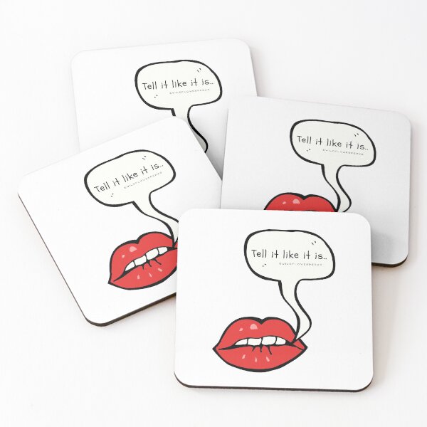 Item preview, No Lip Service Please Tell It Like It Is  designed and sold by wildflowerperks.