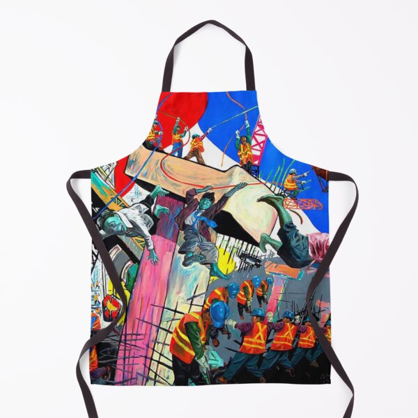 Item preview, Workers working to build something designed and sold by FilipinoDesigns.