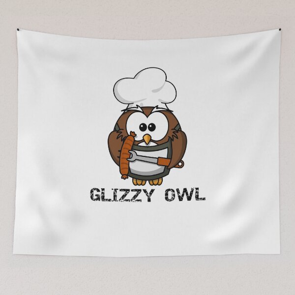 Item preview, Glizzy Gobbler Owl designed and sold by Wanderers'  Arcadia.