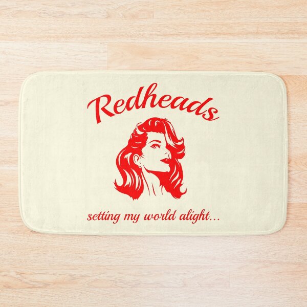 Item preview, Funny Proud Redheads Setting My World Alight Red Hair Ginger Girl designed and sold by TopTeeShop.