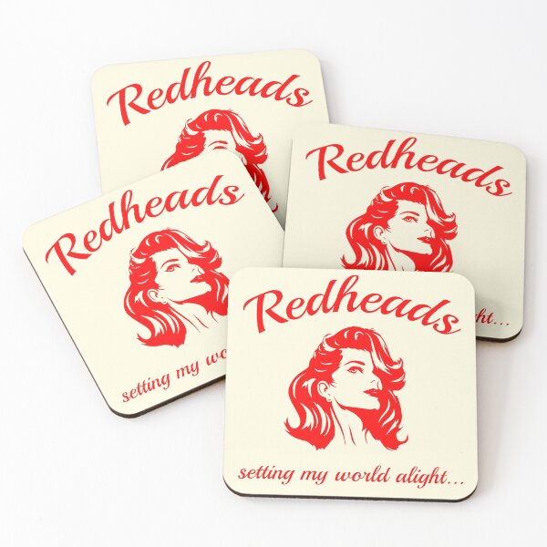 Item preview, Funny Proud Redheads Setting My World Alight Red Hair Ginger Girl designed and sold by TopTeeShop.