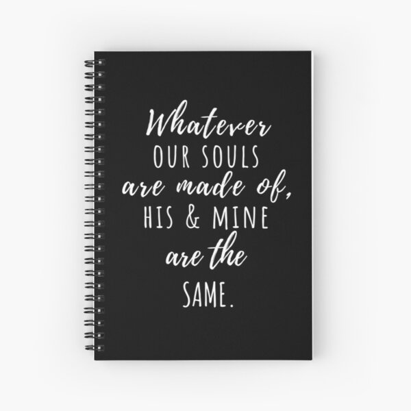 Aperçu de l'œuvre De quoi nos âmes sont faites | Après Hessa Quote Black Variant 2 créée et vendue par BloompodDesigns.