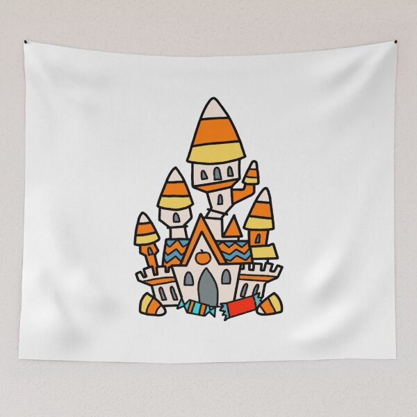 Item preview, candy corn castle designed and sold by Jenna :).