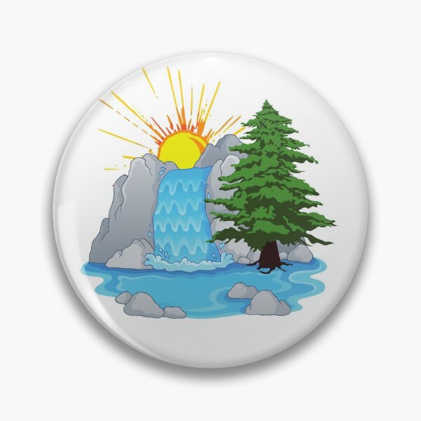 Item preview, Waterfall Sunrise designed and sold by GleamingGiant.