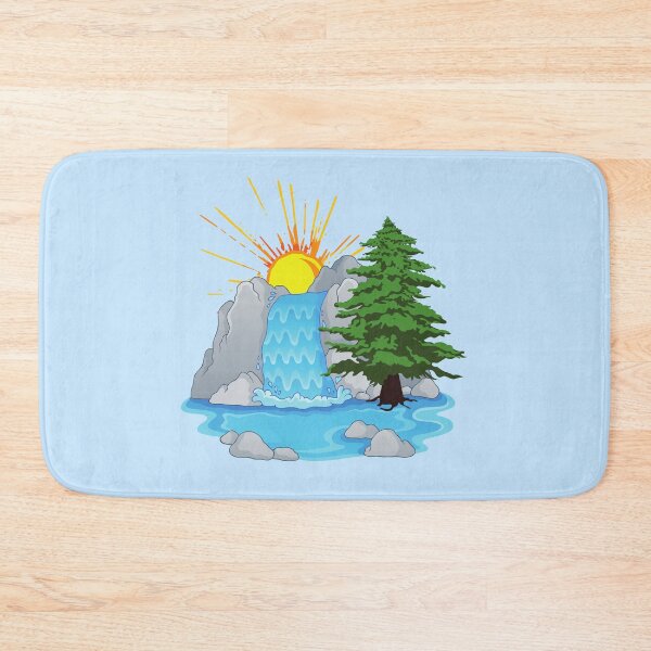 Item preview, Waterfall Sunrise  designed and sold by GleamingGiant.
