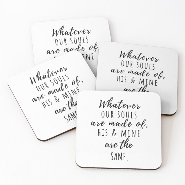 Item preview, Whatever our souls are made of | After Hessa Quote White Variant 2 designed and sold by BloompodDesigns.
