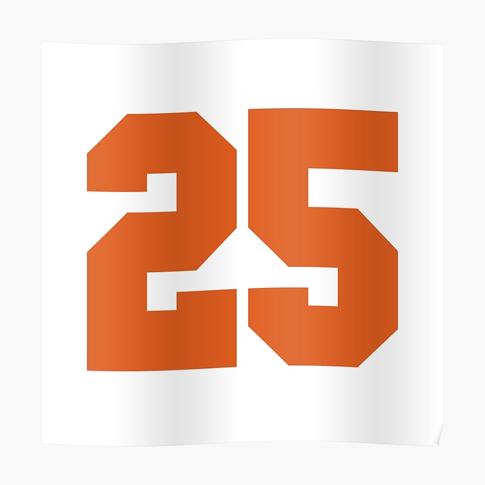 49 Number Cleveland Sports Fourty-Nine Brown Jersey Sticker for Sale by  HelloFromAja