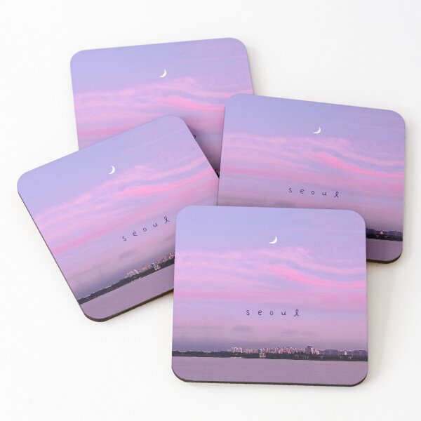 Item preview, Seoul, Riverside at dusk designed and sold by Yuza Art.