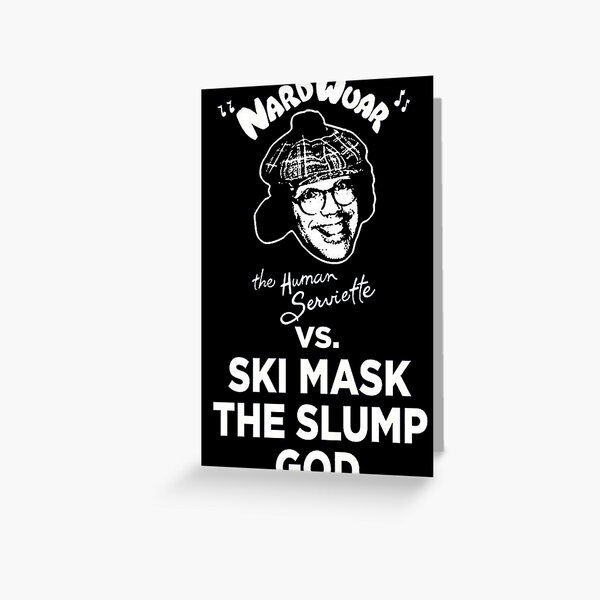 Download Ski Mask The Slump God Face Tattoo Portrait Greeting Card By Ediit Redbubble PSD Mockup Templates