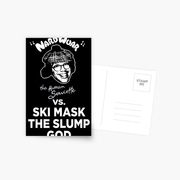 Download Ski Mask The Slump God Face Tattoo Portrait Postcard By Ediit Redbubble Yellowimages Mockups