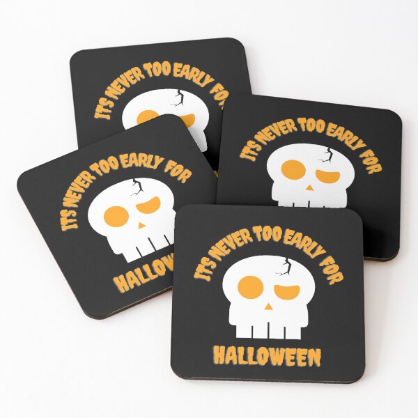 Item preview, Its Never Too Early For Halloween Funny skull designed and sold by StarByAsem.