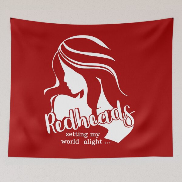 Item preview, Redheads Setting My World Alight Red Hair Ginger Girl designed and sold by TopTeeShop.