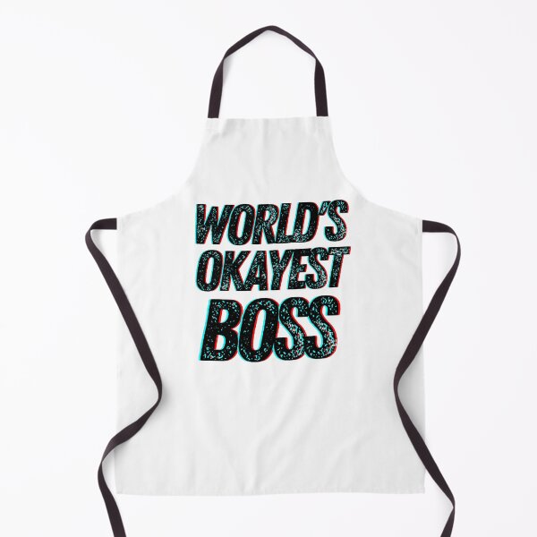 Item preview, Worlds Okayest Boss designed and sold by The Little Wood Cottage.