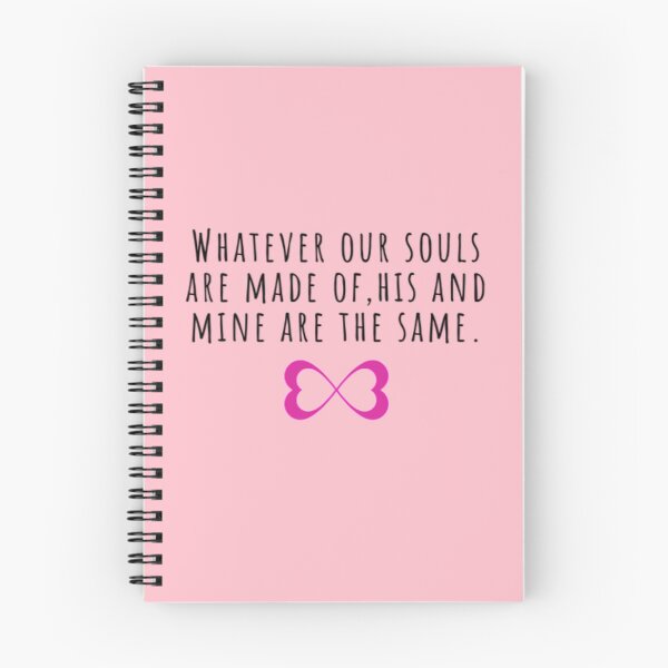 Item preview, Whatever our souls are made of | After Hessa Quote Pink Variant 2 designed and sold by BloompodDesigns.