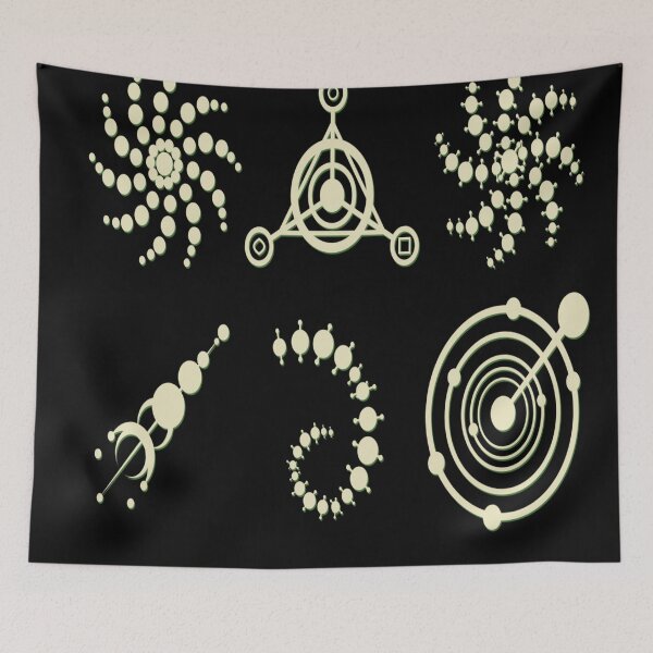 Item preview, Crop Circles Pattern designed and sold by The Masked Designer.