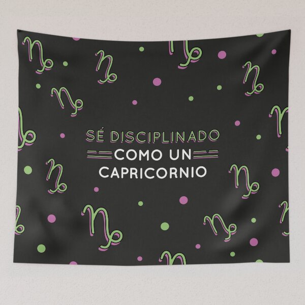 Item preview, Be disciplined like a Capricorn- spanish designed and sold by Cat-designs.