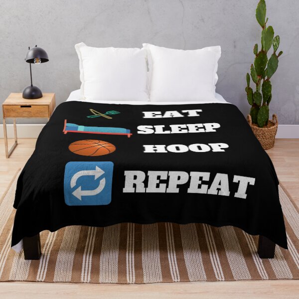 Item preview, Eat Sleep Hoop Repeat designed and sold by Quadghouls.