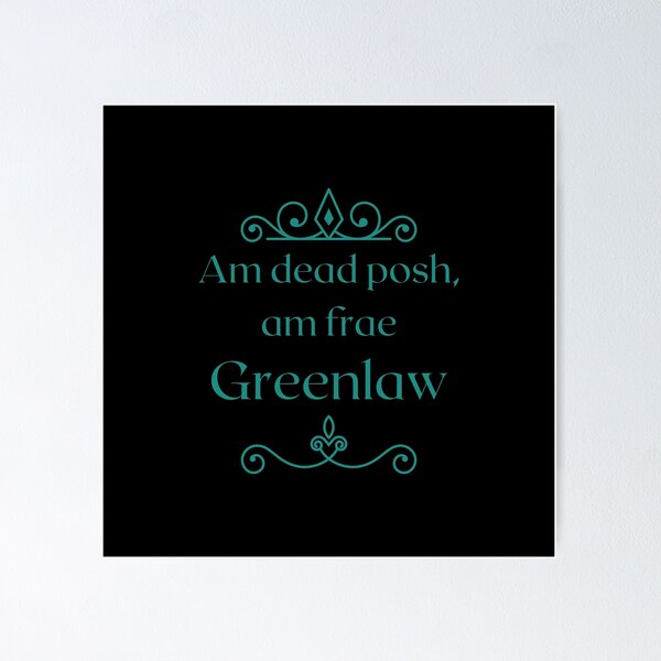 Item preview, Am dead posh, am frae Greenlaw  designed and sold by yourscotborders.