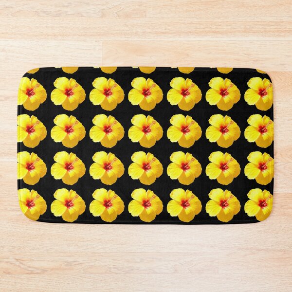 Item preview, Gorgeous Yellow Hibiscus Repeated Floral Print designed and sold by WhatThePop.