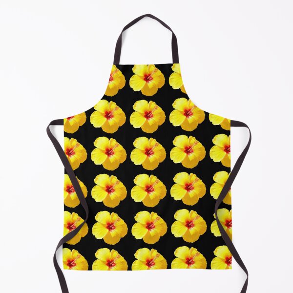 Item preview, Gorgeous Yellow Hibiscus Repeated Floral Print designed and sold by WhatThePop.