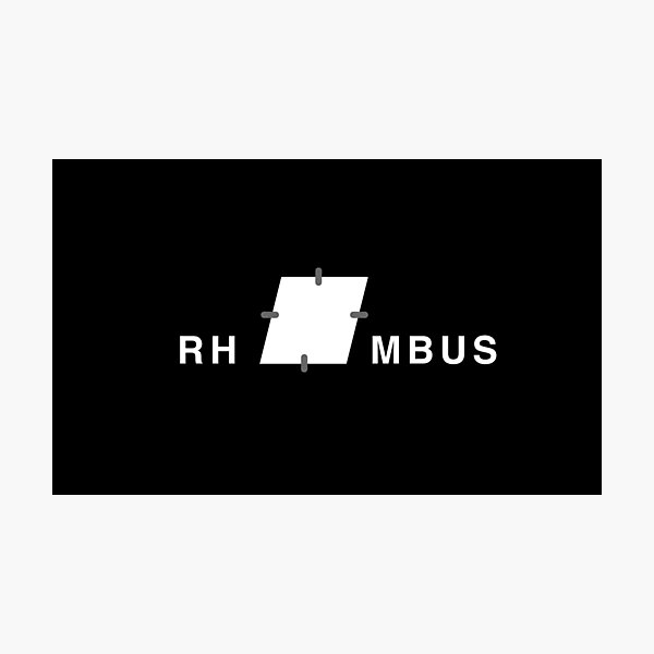 Item preview, Minimal Rhombus Geometry, typographic design designed and sold by Kvyom.